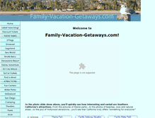 Tablet Screenshot of family-vacation-getaways-at-los-angeles-theme-parks.com